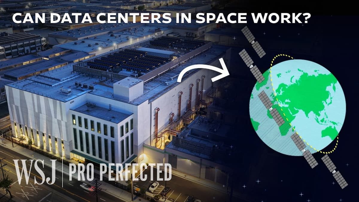 Engineer Explains Why Building Data Centers in Space Is So Hard | WSJ Pro Perfected