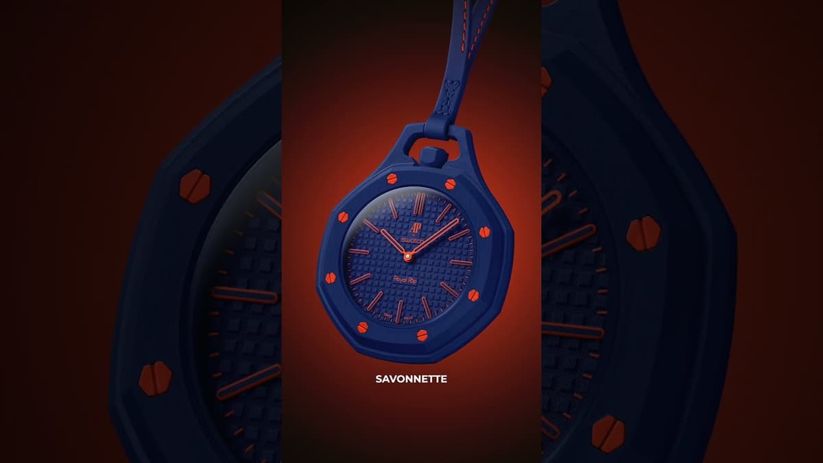 Audemars Piguet and Swatch Collaborated on a Pocket Watch