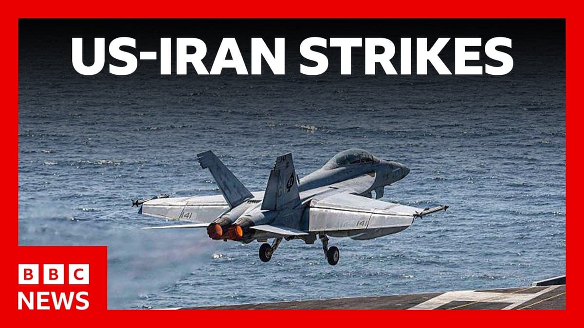 US Strikes Iran Targets for Second Time in Three Days | BBC News