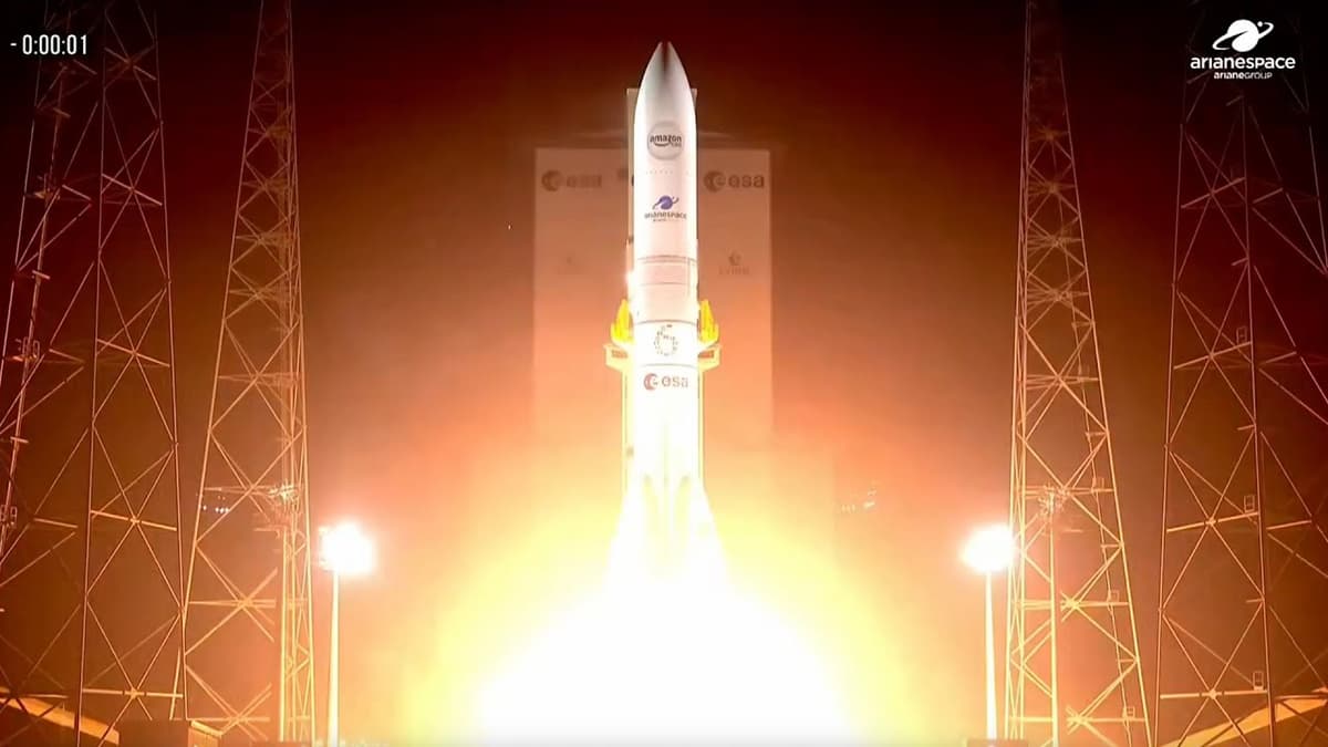 Europe's Ariane 6 Rocket Launches 32 Amazon Satellites on 7th-Ever Flight