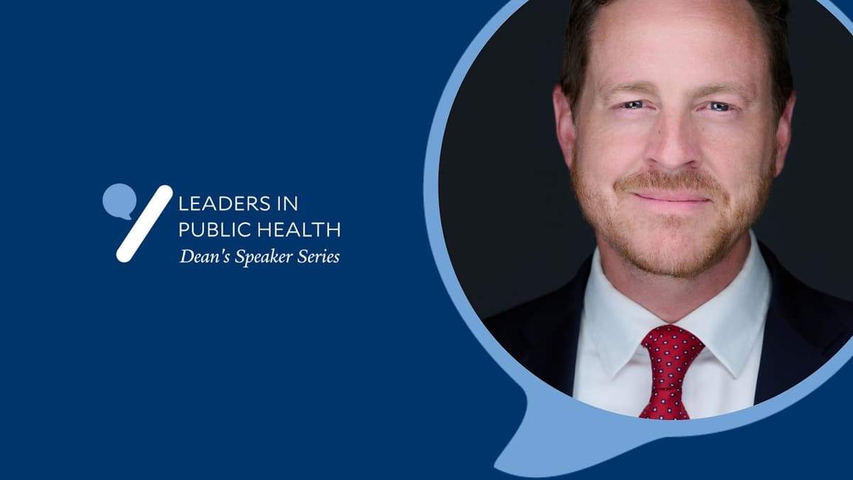 Leaders in Public Health: Mr. Chris Klomp