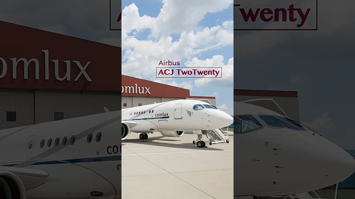 Best Private Jet I've Ever Toured #airbus #acj220