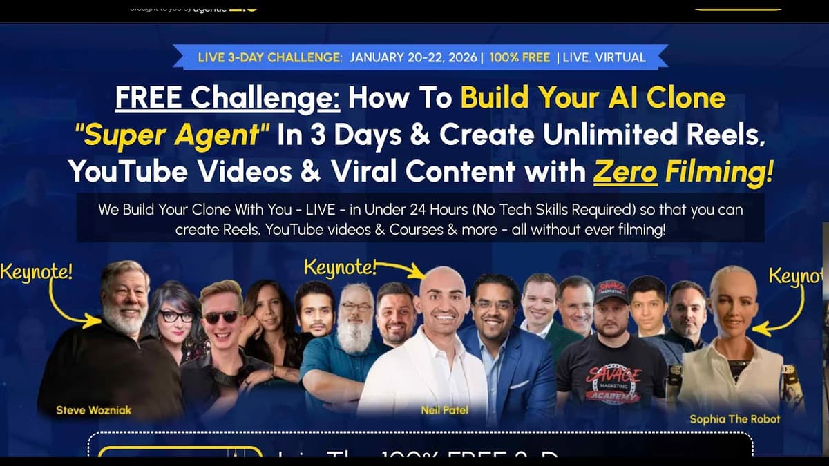 We’re LIVE for Day #3 - Scale Into a Revenue Machine - You’ll Walk Away With a Working AI...