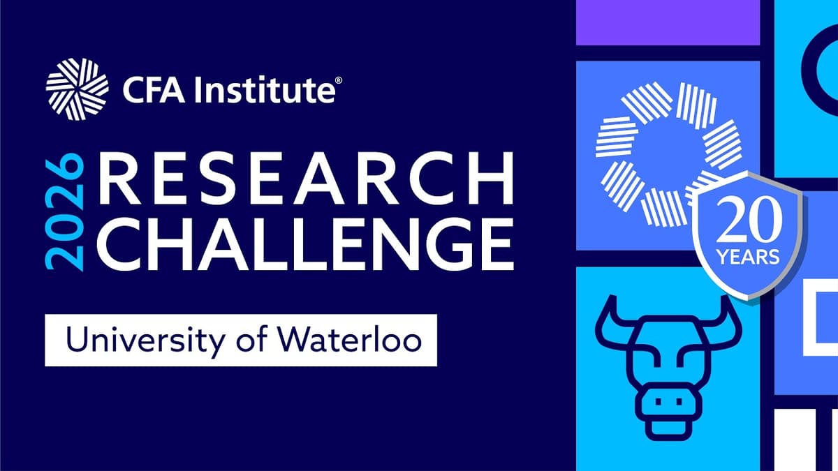 2026 CFA Institute Research Challenge Finals: University of Waterloo