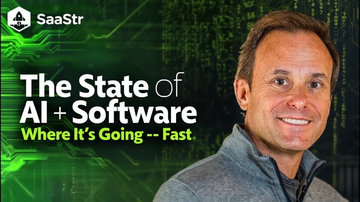 The State of AI + Software: Where It’s Going - Fast