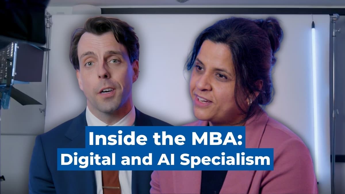 Inside the MBA at Warwick Business School | Digital and AI