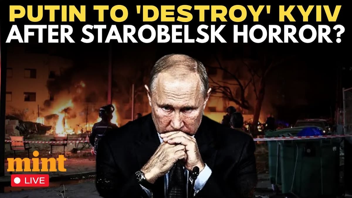 Russia Ukraine War LIVE: Putin To 'Destroy' Kviy, 'Destroys' Kyiv After Deadly Starobelsk Horror