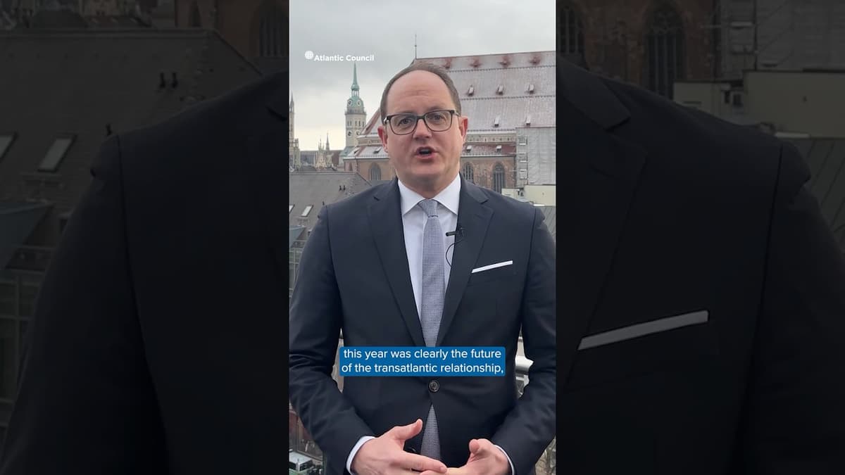 Evolving Relationship Between US and Europe on Display at Munich Security Conference