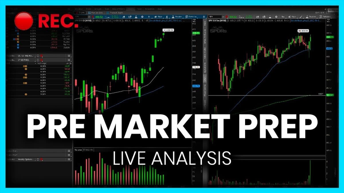 [LIVE] Pre-Market Prep – PPI Inflation Report Live Market Reaction