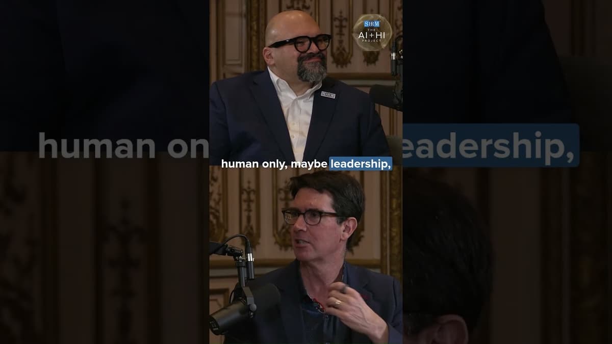 What Is HR’s Role in AI? | Adam Cheyer