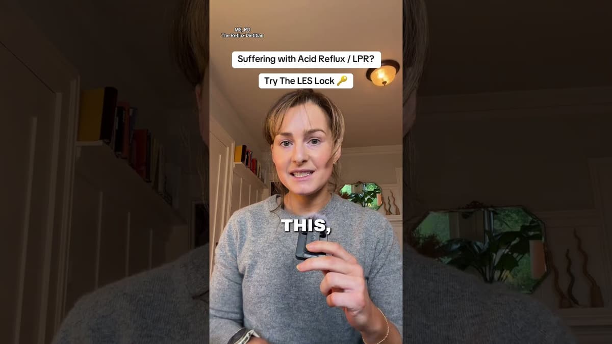 Biohack Your Biology to Finically Get Acid Reflux Relief 🧬 Use The LES Lock 🔒