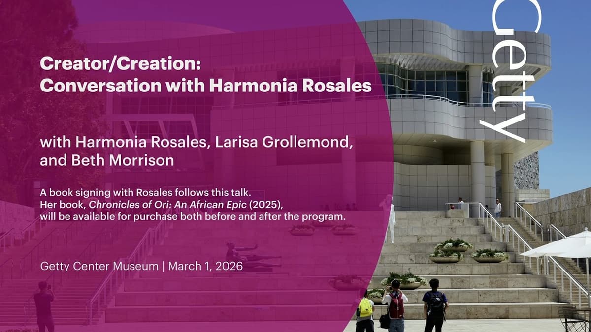Creator/Creation: Conversation with Harmonia Rosales
