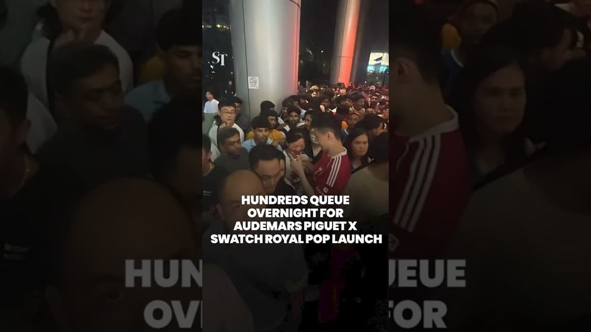 All Sold Out in 2 Hours for Swatch X Audemars Piguet Royal Pop Collection in Singapore