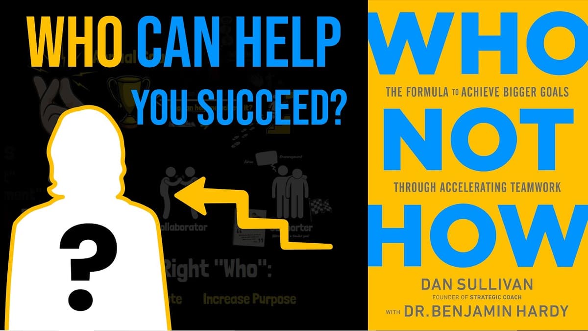 Ask a Better Question: Who Not How by Dan Sullivan & Dr. Benjamin Hardy | Core Message
