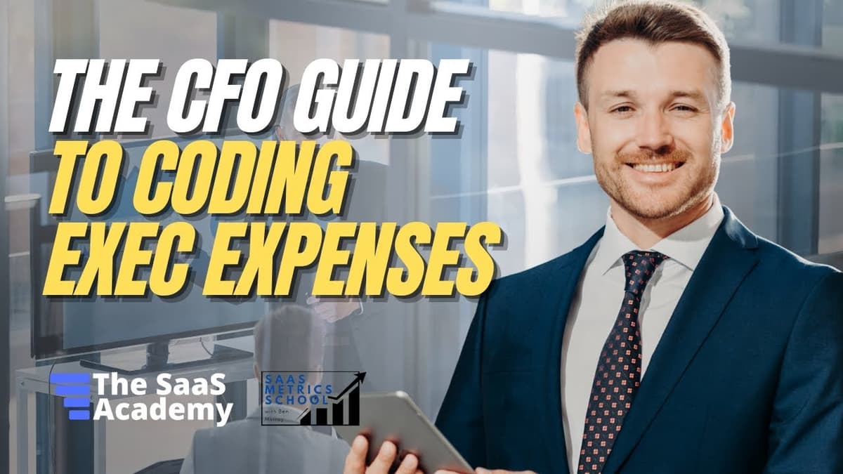 How to Code Executive Expenses in Your SaaS P&L for Accurate Metrics | SaaS Metrics School | P&L