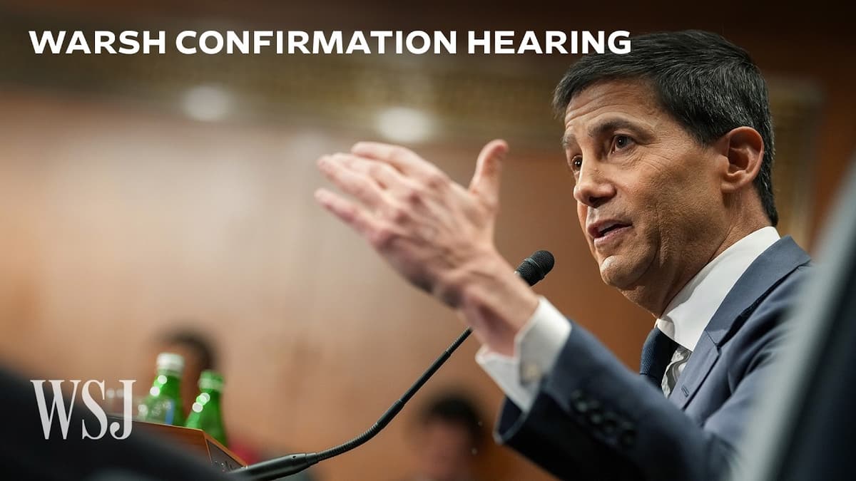 Watch: Kevin Warsh’s Full Fed Chair Confirmation Hearing | WSJ