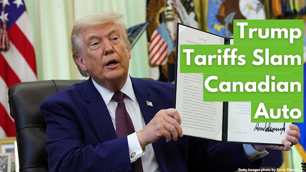 Canada's Automakers Hanging On Despite Trump Tariffs
