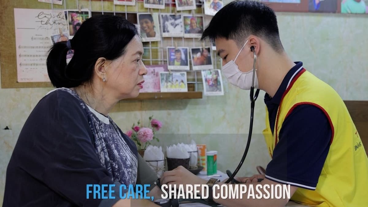 Free Care, Shared Compassion | Phòng Khám Miễn Phí Trong Quán Cà Phê Tại Hà Nội