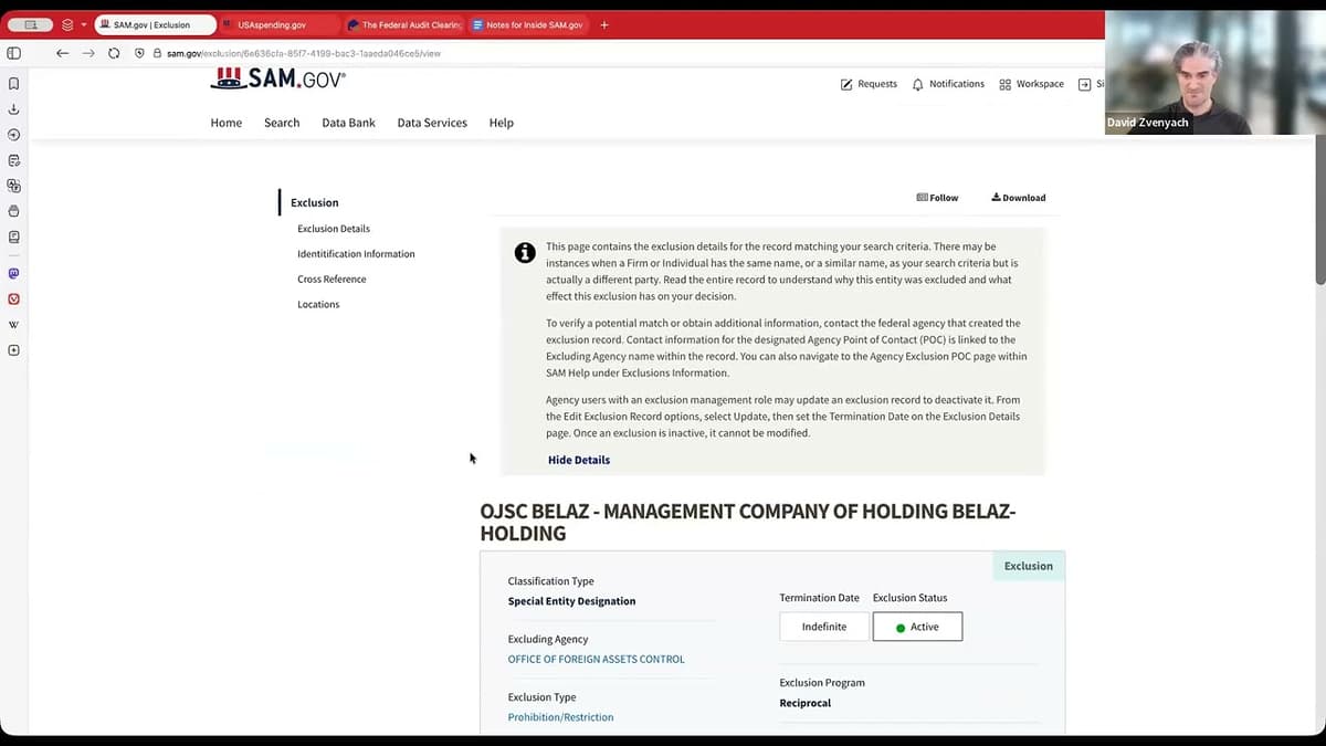 Inside SAM.gov: An Open Data Demo for Journalists