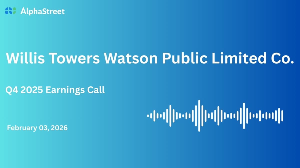 WTW Stock | Willis Towers Watson Public Limited Company Q4 2025 Earnings Call