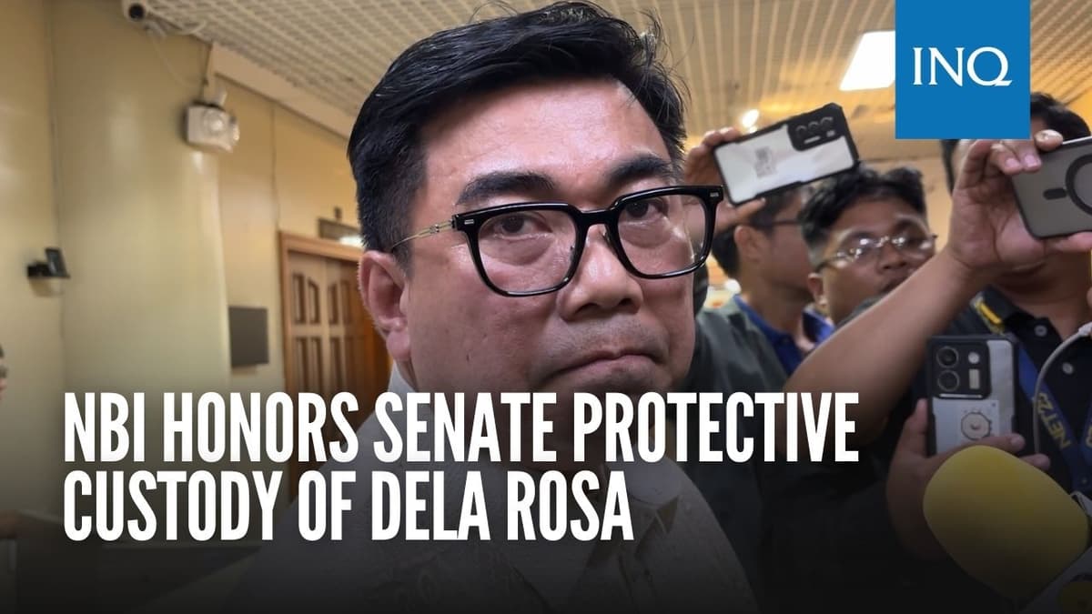NBI Honors Senate Protective Custody of Dela Rosa