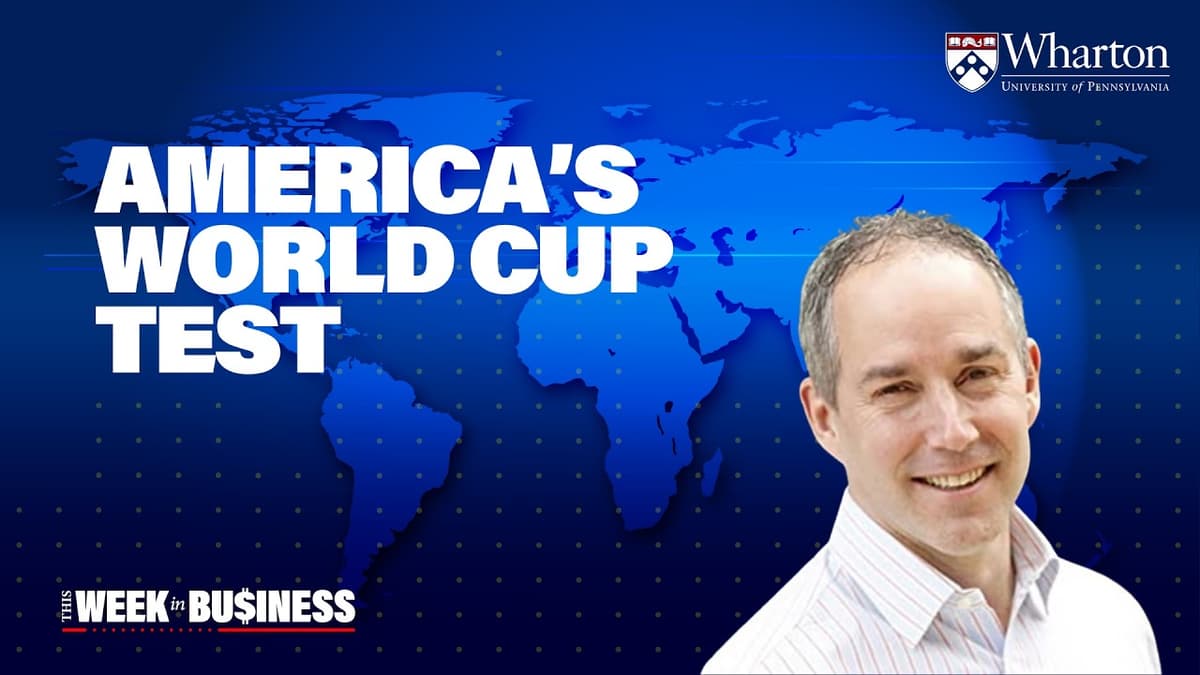 World Cup Economics and America’s Global Image