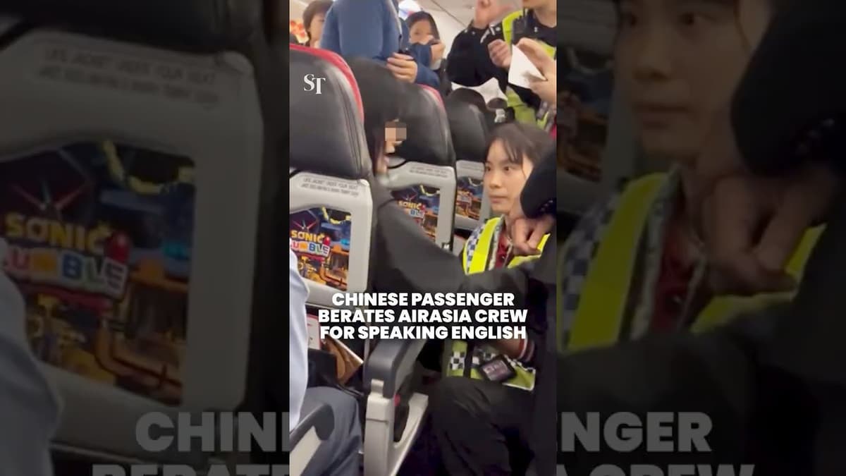 'Why Is He Speaking to Me in English?’: Chinese Woman Kicked Off AirAsia Flight After Row with Crew