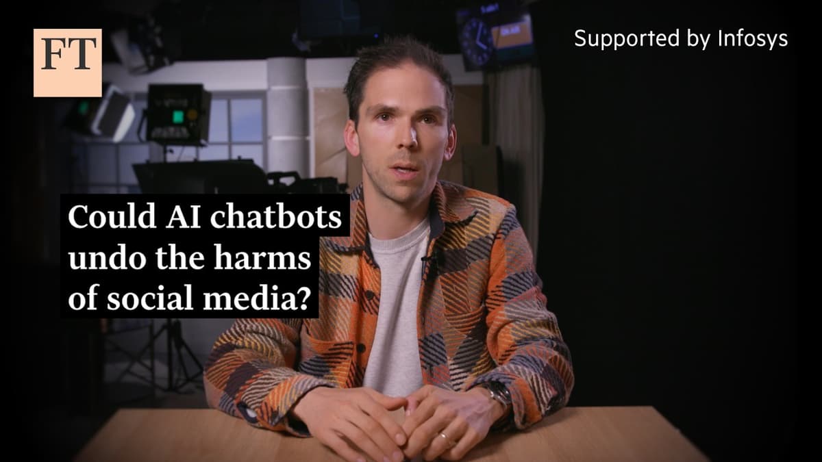 Could AI Chatbots Undo the Harms of Social Media? | FT