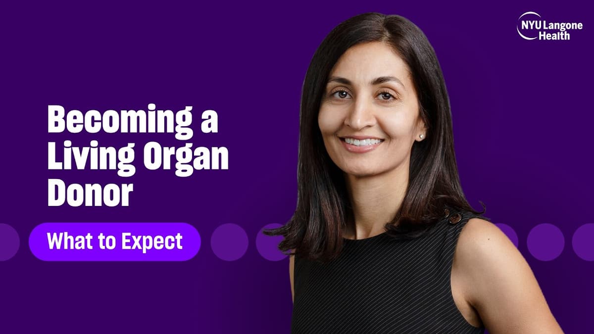 Organ Donor Evaluation: What to Expect at Every Step | NYU Langone