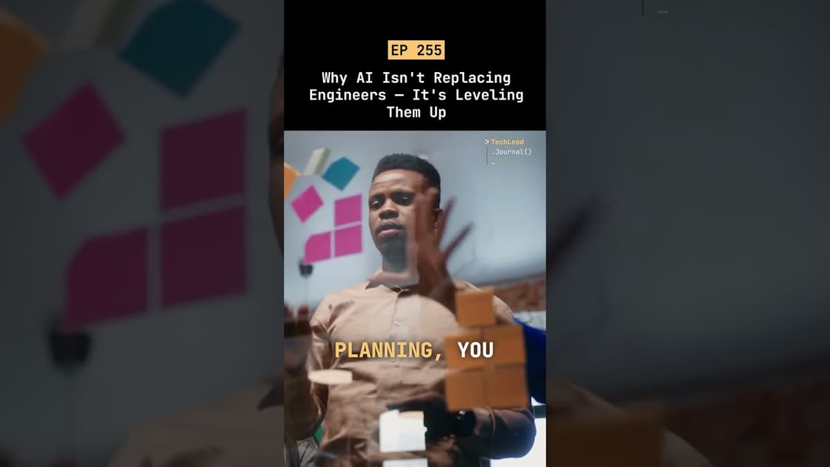Why AI Isn't Replacing Engineers — It's Leveling Them Up #short