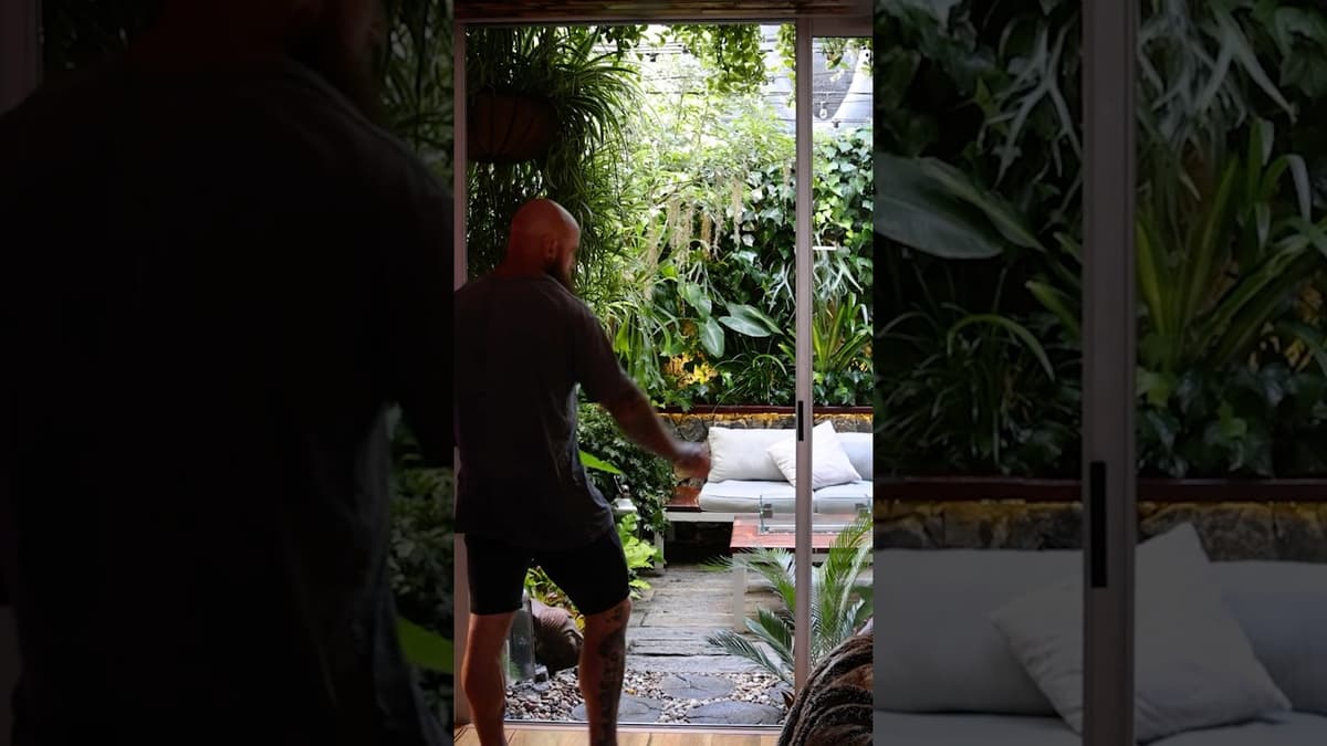 A Jungle Apartment in the Heart of the City! 🌱 #biophilicdesign