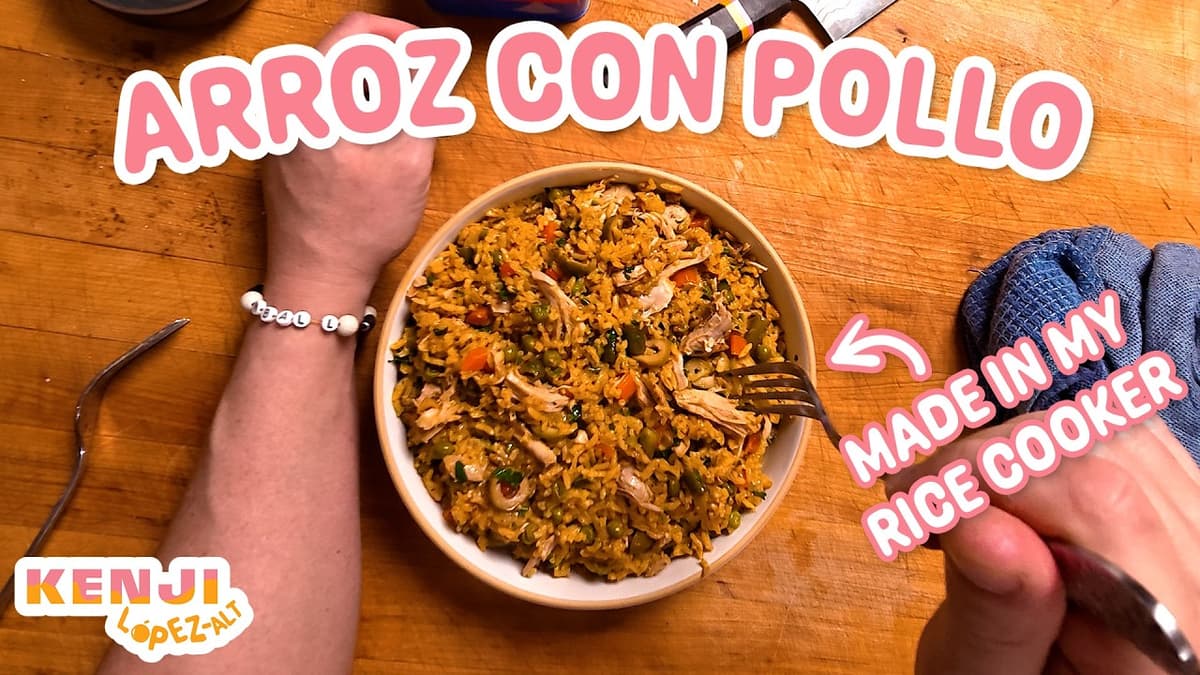 Make Arroz Con Pollo in Your Rice Cooker | Kenji's Cooking Show