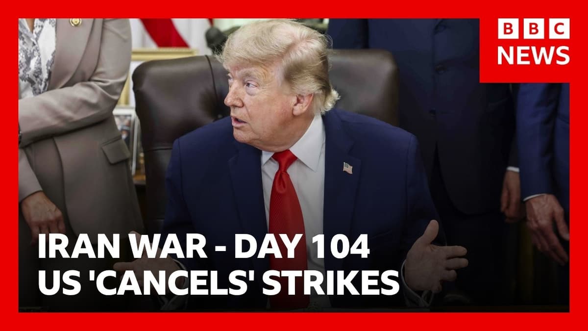 US President Donald Trump Says He Has 'Cancelled' Strikes Against Iran | BBC News