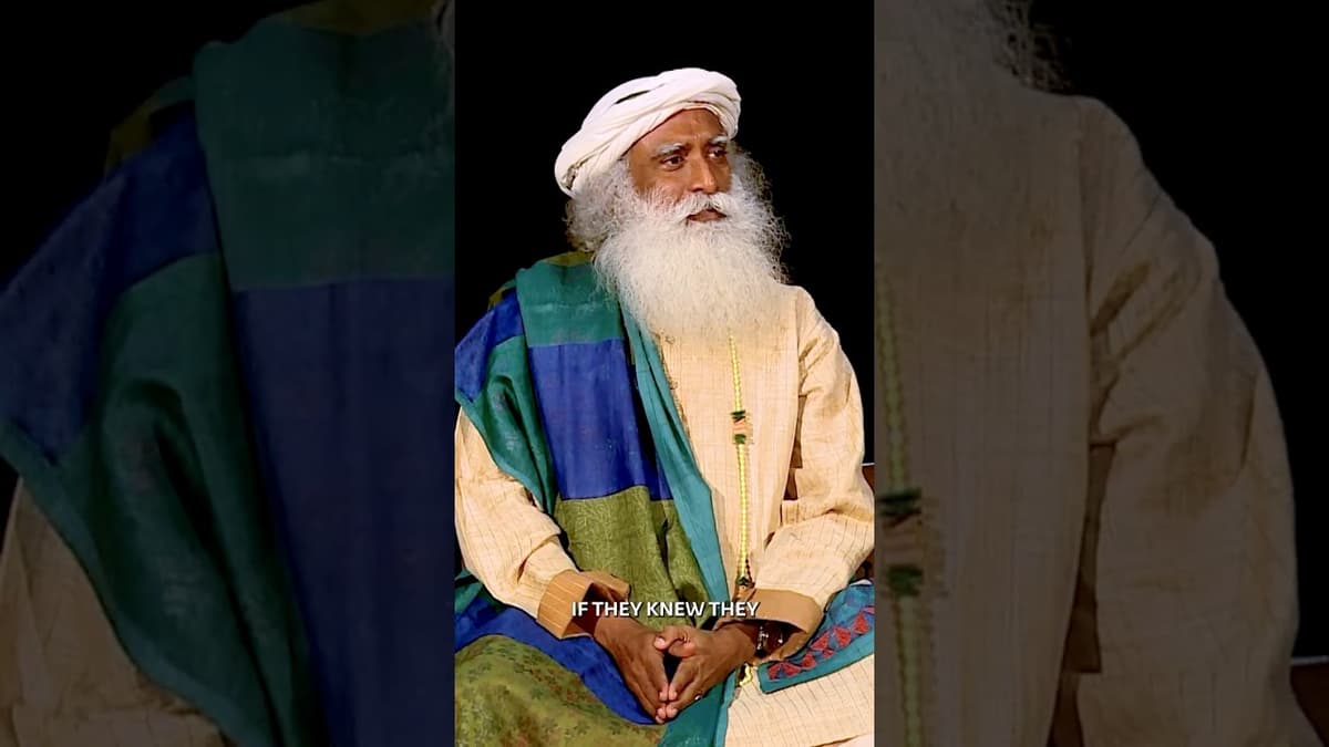 The Most Serious Crime | Sadhguru