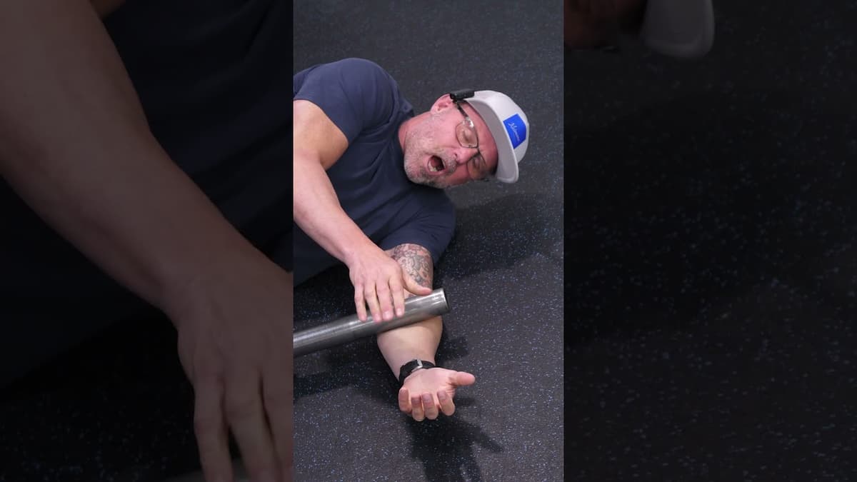 Barbell Forearm Flexor Release for Elbow & Wrist Comfort + Better Grip Strength (2–4 Min/Side)