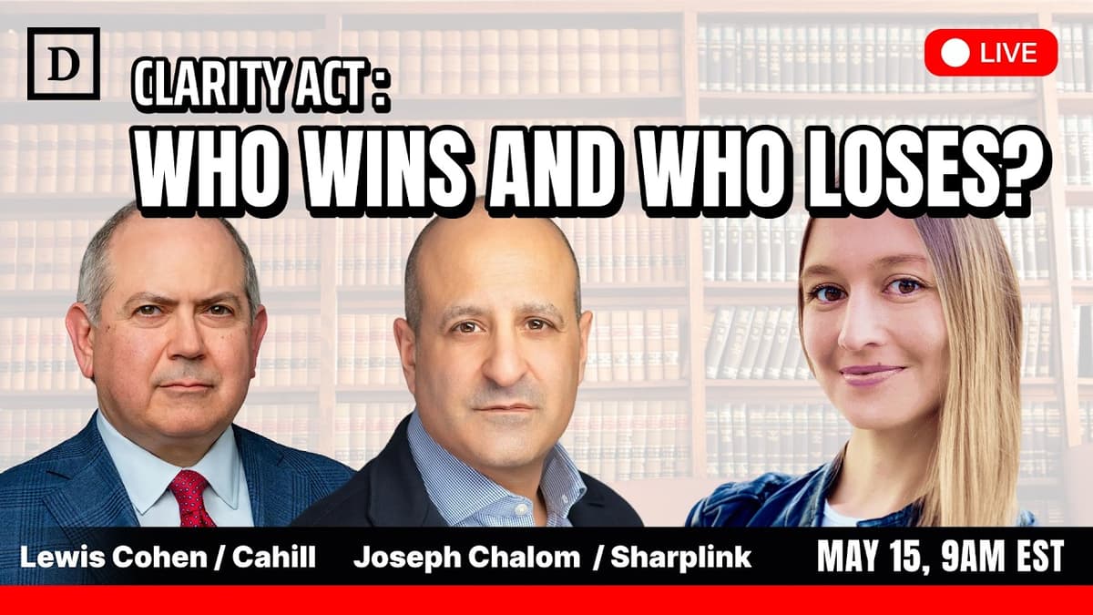 🔴 CLARITY Act: Who Wins and Who Loses?