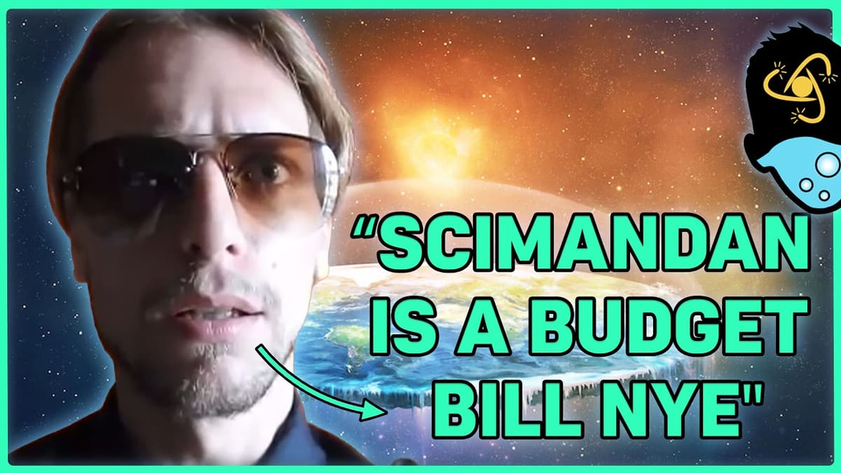 Flat Earther Tries to Insult Me Before Totally Fudging Physics