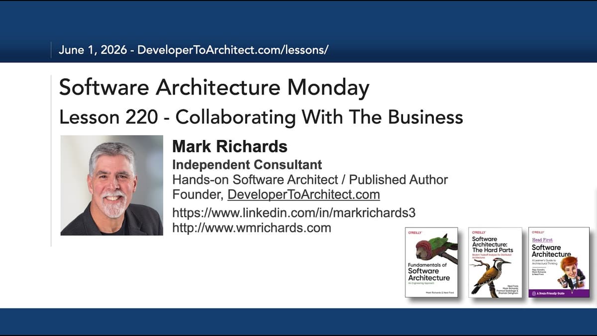 Lesson 220 - Collaborating With The Business