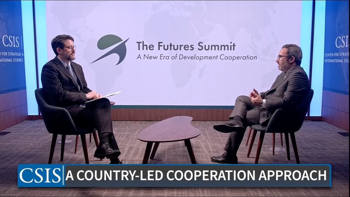 A Country-Led Cooperation Approach to Development | The Futures Summit