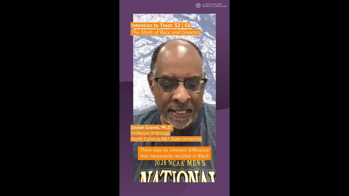 Joseph Graves, PhD, on the Myth of Race and Genetics