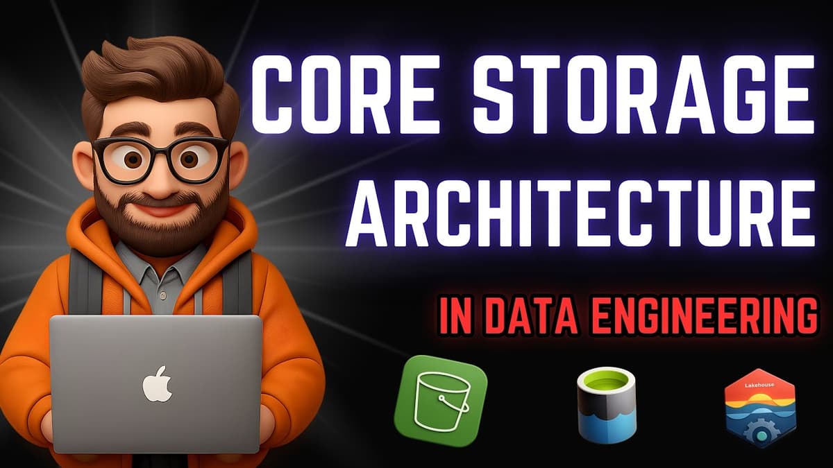 The Core Storage and Architecture of Data Engineering - Explained in 10 Minutes