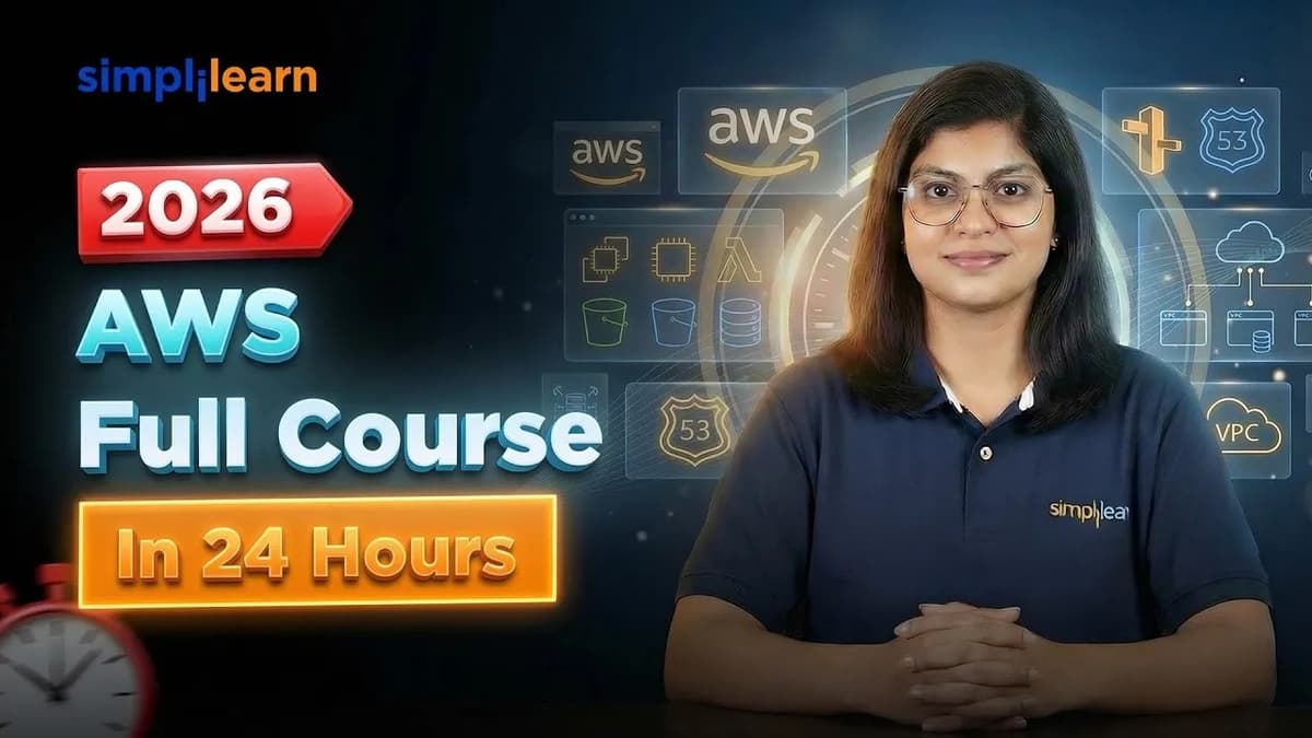AWS Full Course 2026 | AWS Tutorial For Beginners | AWS Solution Architect Full Course | Simplilearn