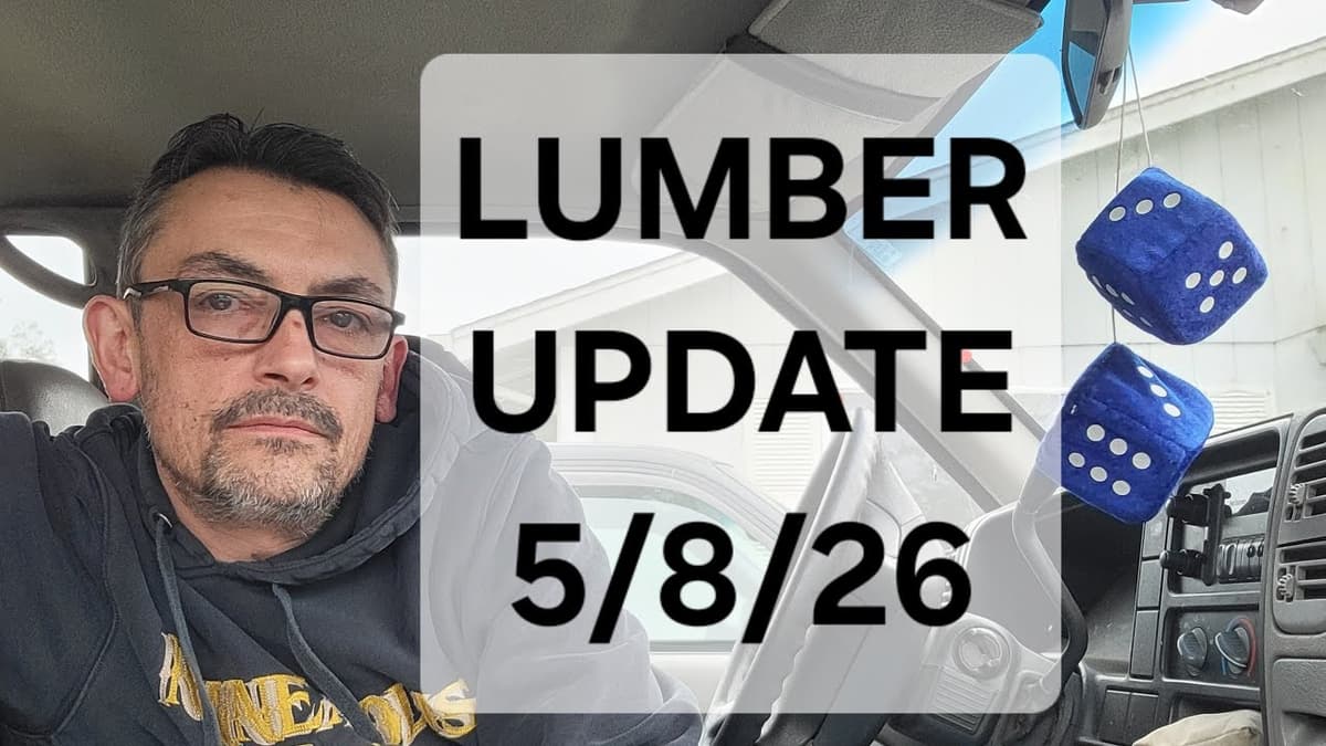 Lumber Market Update 5/8/26