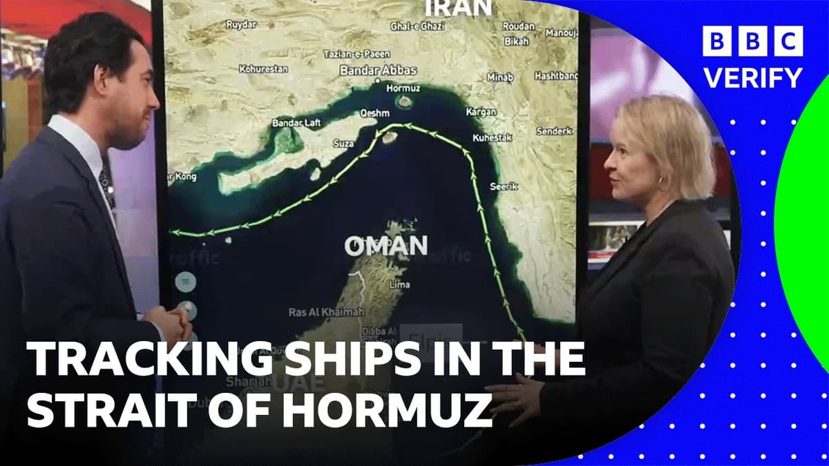 How Ships Are Trying to Break Through the US Blockade in the Strait of Hormuz | BBC News