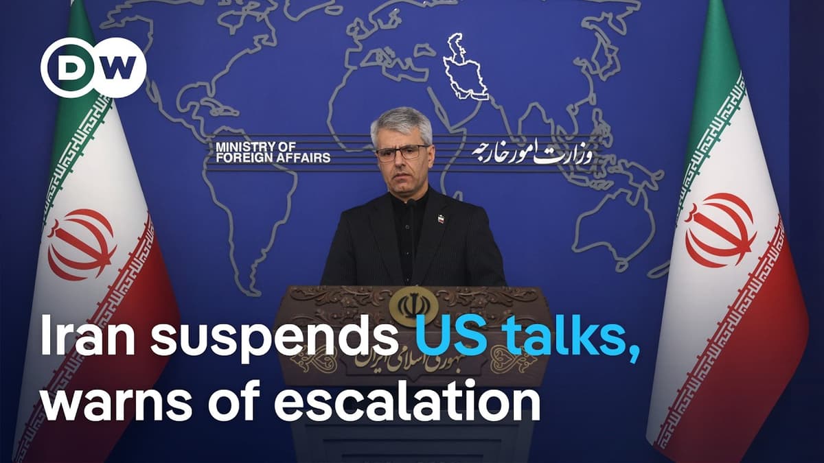Iran Suspends US Talks, Warns of Wider Escalation as Israel Targets Lebanon | DW News