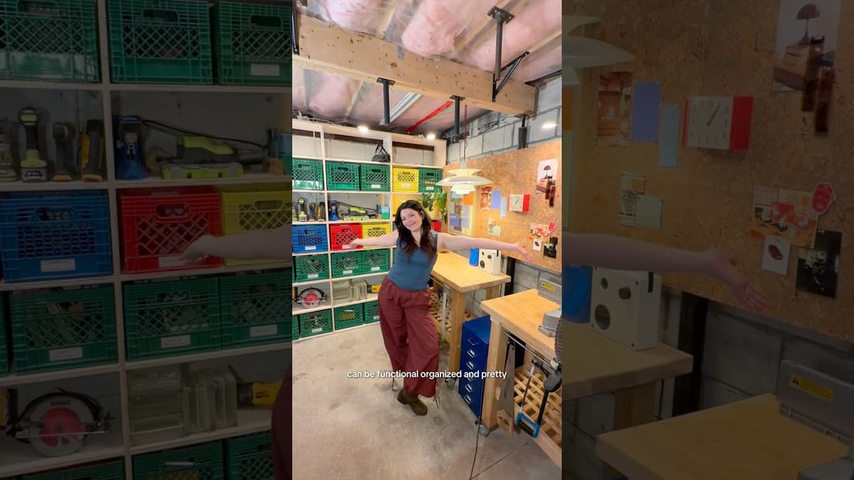 I Created My Dream Garage Workshop✨