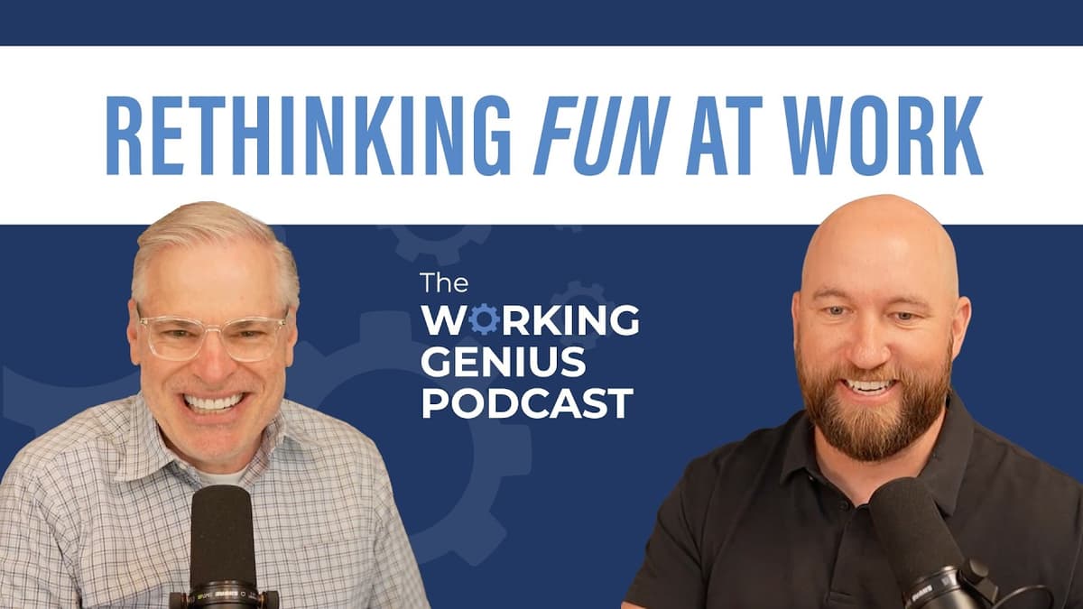 Working Genius Is FUN