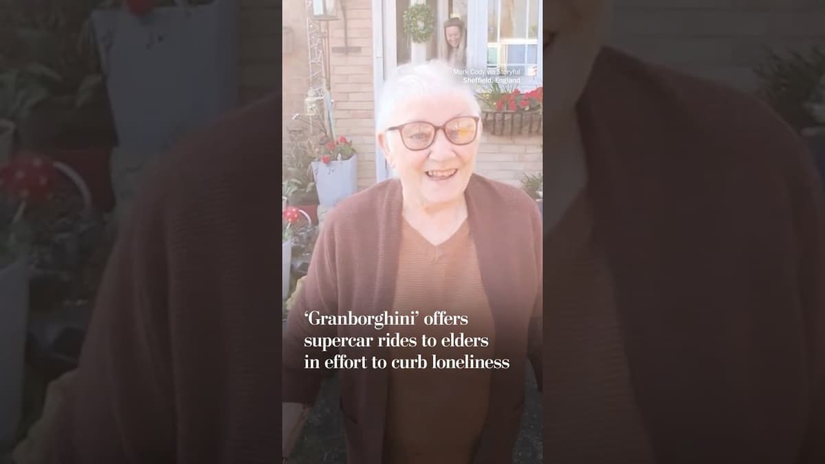‘Granborghini’ Offers Supercar Rides to Elders in Effort to Curb Loneliness