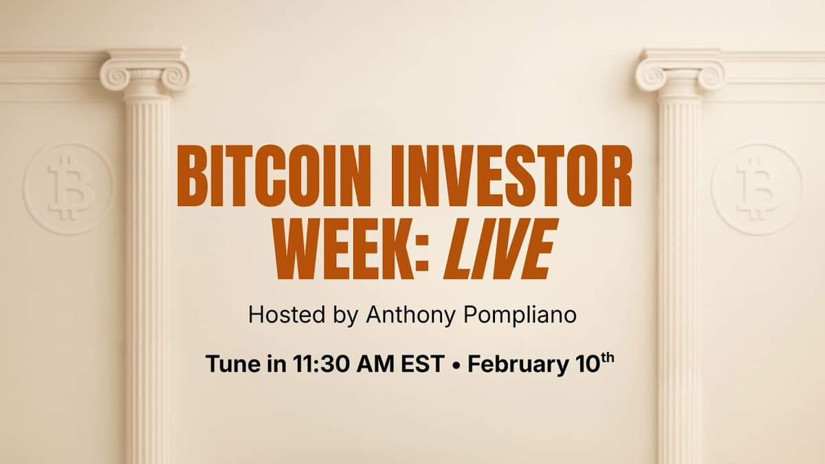 VIP Day | Bitcoin Investor Week 2026