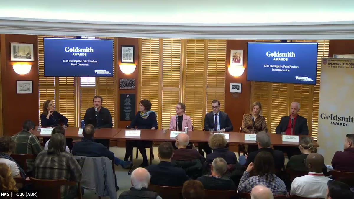 Driving Policy Change: Inside the Investigations with the Goldsmith Prize Finalists